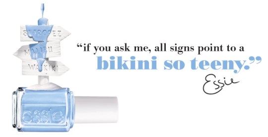 essie bikini so teeny