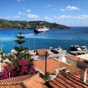 Utsikt från Pension Meteora