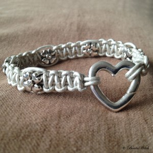 Makramé i lader o silver Made by BautaWitch