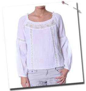 Flyweight blouse i white