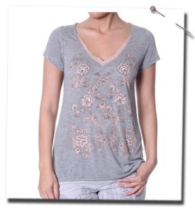 I miss you tee i lite grey mel