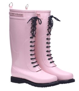 Ilse Jacobsen gummistövlar i ljusrosa