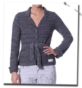 Temptation jacket i mid grey