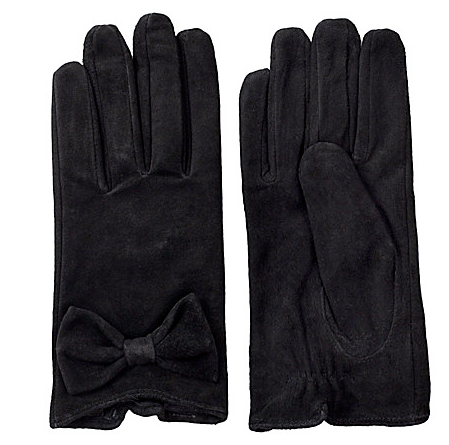 Mockahandskar med rosett från Rules by Mary