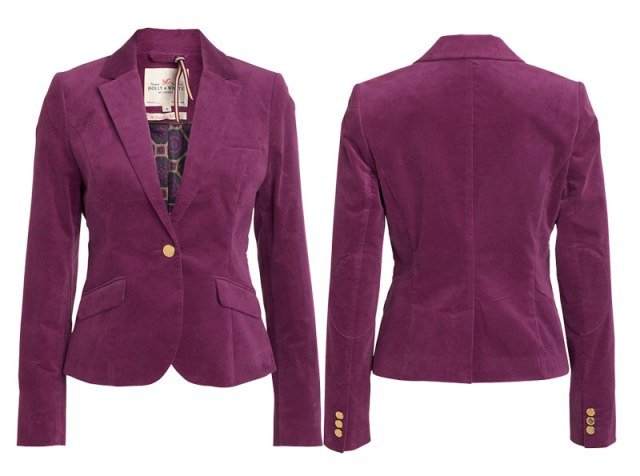 Lila figursydd kavaj