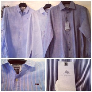 Nya blå skjortor till finaste G