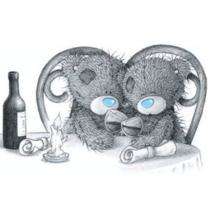 Tatty Teddy cozy dinner