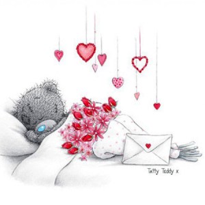 Tatty Teddy Valentines morning