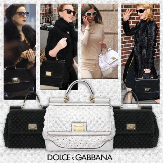 Dolce and Gabbana miss sicily crochet bag