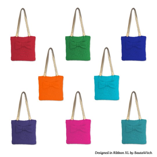 Colorful-crochet-bags-with-bow-by-BautaWitch