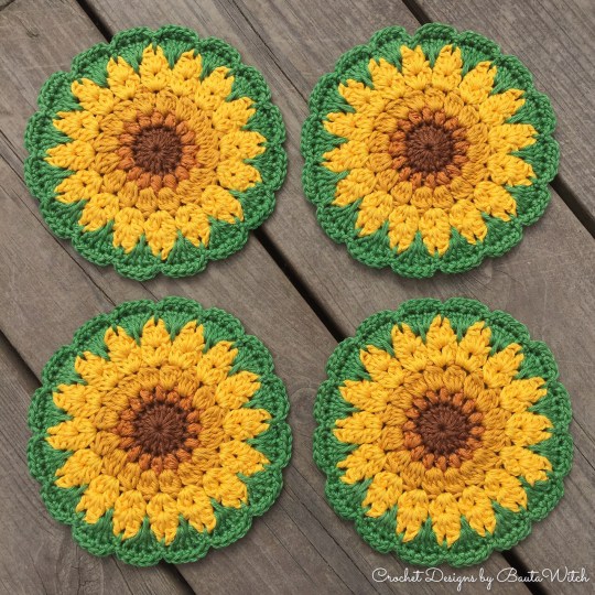 Sunflower-coasters-by-BautaWitch1