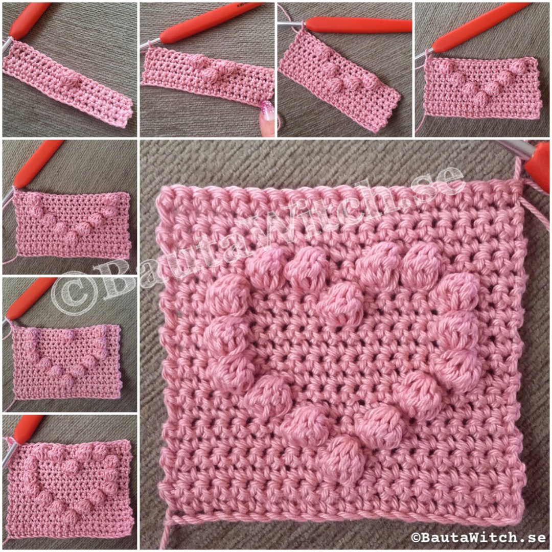DIY – Romantiska virkade rutor med hjärtan | BautaWitch